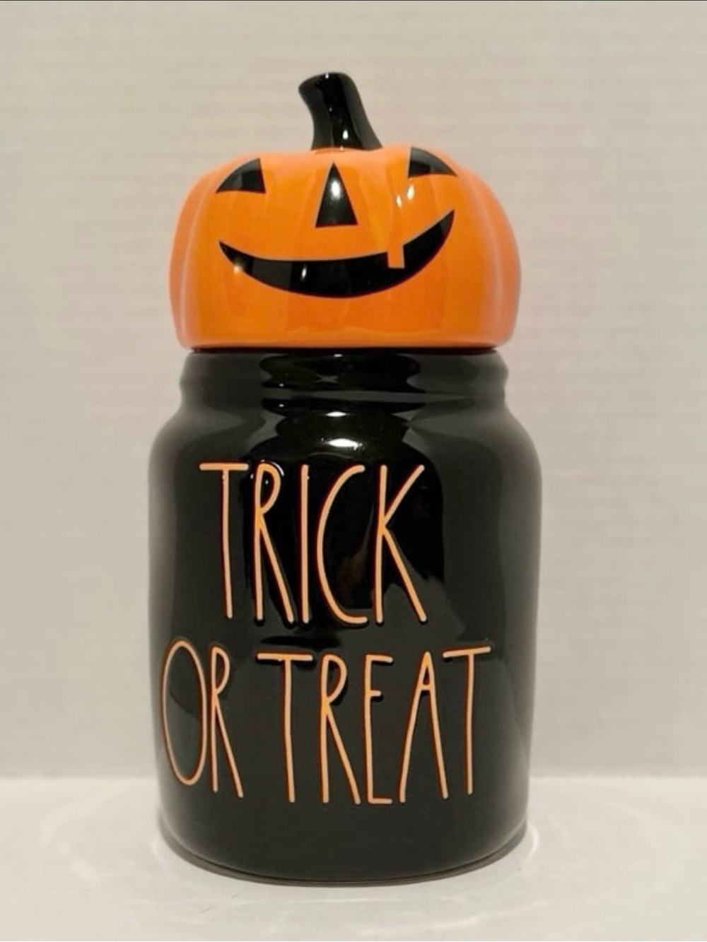 Rae Dunn Trick or Treat Pumpkin Canister